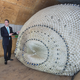 Governor Cuomo looks at a tunnel plug under South Ferry Station. October 29, 2013. Photo: MTA / Patrick Cashin